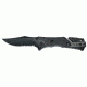 SOG Trident Partially Serrated Black TiNi Folding Knife, Clam Pack, TF1-CP