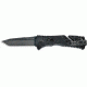 SOG Trident Tanto Knife w/ SE Fold, 3.75in. Steel Blade and Green Handle, Black TiNi Finish, TF7-CP