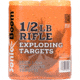 Sonic Boom 1/2lb Exploding Target, 4 Pack, Orange, SBTHP4P