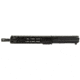 Sons of Liberty Gun Works Half Complete Upper Receiver, M4-89, 5.56mm, 11.5in, 10.5in, Combat Barrel, M89 Rail, A2 Flash Hider, No BCG or CH, Black, M489UPPER-11.5-556