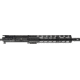 Sons of Liberty Gun Works Half Complete Upper Receiver, M4-89, 5.56mm, 12.5in, 11.5in, Combat Barrel, M89 Rail, A2 Flash Hider, No BCG or CH, Black, M489UPPER-12.5-556