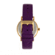 Sophie And Freda Budapest Leather-Band Watch, Purple, One Size, SAFSF5003