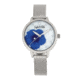 Sophie And Freda Raleigh Mother-Of-Pearl Bracelet Watch w/Swarovski Crystals, Blue, One Size, SAFSF5702