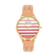 Sophie And Freda Sophie &amp; Freda Tucson Leather Band Watches w/ Swarovski Crystals - Women's, Gold/Coral, One Size, SAFSF4503