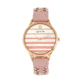 Sophie And Freda Tucson Leather-Band Watch w/ Swarovski Crystals, Rose Gold/Pink, One Size, SAFSF4506