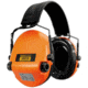 Sordin Supreme PRO-X Slim Headset, Leather Headband, Orange Cups, 520472