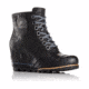 Sorel 1964 Premium Wedge Casual Boot - Women's-Black-Medium-9.5