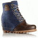 Sorel 1964 Premium Wedge Casual Boot - Women's-Saddle-Medium-8