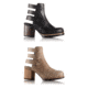 Sorel Addington Casual Bootie - Women's, Black, Sahara/Cordovan
