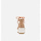 Sorel Cameron Flatform Lace Wedge Sandals Leather - Womens, Honest Beige/Gum 17, 9.5 US, 1999101-246-9.5