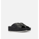 Sorel Cameron Flatform Mule Wedge Sandals Leather- Womens, Black/Sea Salt, 9 US, 1997951-010-9
