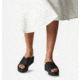 Sorel Cameron Flatform Mule Wedge Sandals Leather- Womens, Black/Sea Salt, 9 US, 1997951-010-9
