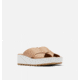 Sorel Cameron Flatform Mule Wedge Sandals Leather- Womens, Honest Beige/Sea Salt, 8 US, 1999151-246-8