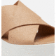 Sorel Cameron Flatform Mule Wedge Sandals Leather- Womens, Honest Beige/Sea Salt, 8 US, 1999151-246-8
