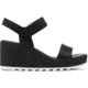 Sorel Cameron Wedge Sandal - Womens, Black, 8 US, 1943671-010-8