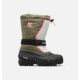 Sorel Childrens Flurry Boot, Hiker Green, Bu, 12, 1638082371-12