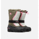 Sorel Childrens Flurry Boot, Hiker Green, Bu, 12, 1638082371-12