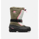 Sorel Childrens Flurry Boot, Hiker Green, Bu, 12, 1638082371-12