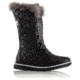 Sorel Cozy Cate Winter Boot - Women's-Black/Sea Salt-Medium-6.5