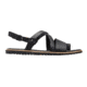 Sorel Ella Criss Cross Casual Sandals - Womens, Black, 5, 1855521010-5