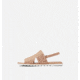 Sorel Ella II Slingback Sandals - Womens, Honest Beige/Sea Salt, 8.5 US, 1997961-246-8.5