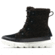Sorel Explorer II Joan Cozy Boot - Women's, Black, Tea Light, 7, 1959361-011-7