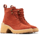 Sorel Hi-Line Heel Lace Boot - Women's, Warp Red, Tawny Buff, 9.5, 2009141-849-9.5