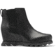 Sorel Joan Of Arctic Wedge III Chelsea Bootie - Women's, Black, Sea Salt, 11, 1951131010-11