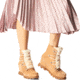 Sorel Joan Of Arctic Wedge III Lace Cozy Bootie - Women's, Tawny Buff, Gum 2, 9.5, 1951151-253-9.5