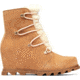 Sorel Joan Of Arctic Wedge III Lace Cozy Bootie - Women's, Tawny Buff, Gum 2, 9.5, 1951151-253-9.5