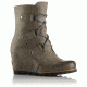 Sorel Joan Of Arctic Wedge Mid Casual Boot - Women's-Dark Fog-Medium-8.5