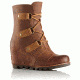 Sorel Joan Of Arctic Wedge Mid Casual Boot - Women's-Elk-Medium-6.5