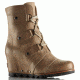 Sorel Joan Of Arctic Wedge Mid Casual Boot - Women's-Fossil-Medium-9 US