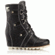 Sorel Joan Of Arctic Wedge Mid X Celebration Casual Boot - Women's-Black/Natural-Medium-5