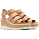 Sorel Joanie III Ankle Strap Sandals - Womens, Honest Beige/Chalk, 9.5 US, 1999391-247-9.5
