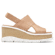 Sorel Joanie III Slingback Sandals - Womens, Honest Beige/White, 8 US, 1999431-246-8
