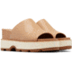 Sorel Joanie IV Slide Wedge Sandals - Womens, Honest Beige/Gum 2, 10, 2069791-246-10