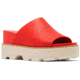Sorel Joanie IV Slide Wedge Sandals - Womens, Red Glo/Sea Salt, 6, 2069791-617-6