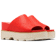 Sorel Joanie IV Slide Wedge Sandals - Womens, Red Glo/Sea Salt, 6, 2069791-617-6