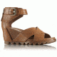 Sorel Joanie Sandal II Leather, Womens, Camel Brown, 9 US, 1775841224-9