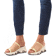 Sorel Kinetic Impact Slide High Sandals - Womens, Honest Beige/Chalk, 7.5 US, 2030471-246-7.5