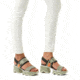 Sorel Kinetic Impact Slingback Heel Sandals - Womens, Safari/Jet, 8 US, 2030481-348-8