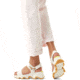 Sorel Kinetic Impact Y-Strap High Sandals - Womens, Sea Salt/Radiation, 8.5 US, 2030461-125-8.5