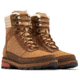 Sorel Lennox Lace Cozy STKD Waterproof Boot - Women's, Velvet Tan, Warp Red, 9.5, 2009271-242-9.5