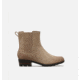 Sorel Lolla Chelsea Boot - Womens, Suede-Ash Brown, Buff, 7.5, 1822501240-7.5