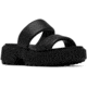 Sorel Ona Streetworks Slide Mid Sandal - Womens, Black/Chalk, 8.5, 2069911-010-8.5