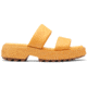 Sorel Ona Streetworks Slide Mid Sandal - Womens, Yellow Ray/Sea Salt, 5, 2069911-765-5