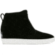 Sorel Out N About Pull On Wedge Boot - Womens, Black/Sea Salt, 8, 2058651-010-8