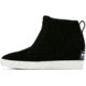 Sorel Out N About Pull On Wedge Boot - Womens, Black/Sea Salt, 8, 2058651-010-8