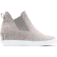Sorel Out N About Slip-On Wedge Boots - Womens, Chrome Grey/White, 8 US, 2033021-061-8